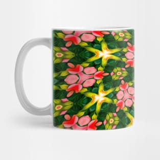 Cute Tropical Flower Pattern Mug